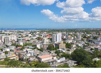 View To The City Of Port Louis, Mauritius.