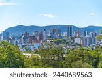 View of the city of Santa Maria, RS, Brazil. University city, heart of Rio Grande. Santa Maria da Boca do Monte.
