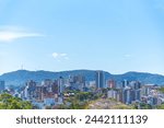 View of the city of Santa Maria, RS, Brazil. University city, heart of Rio Grande. Santa Maria da Boca do Monte.