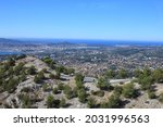 View of the city of Toulon from Mount Faron.