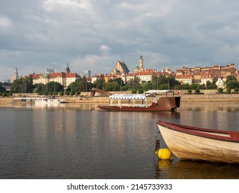 View Of The City Of Warsaw, Vistula River, Poland