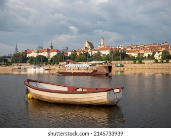 View Of The City Of Warsaw, Vistula River, Poland