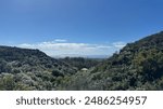 A view of the city from Will Rogers State Historic Park on a hiking trail