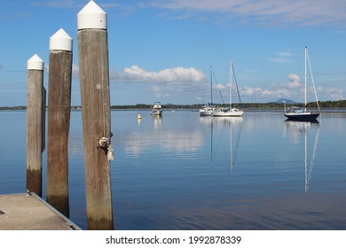 View Of The Clarence River From Iluka, Northern New South Wales, Australia