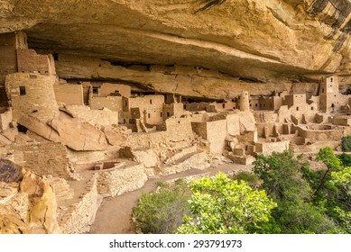 View At The Cliff Palace In Mesa Verde