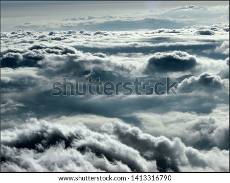 Similar – Image, Stock Photo above the clouds