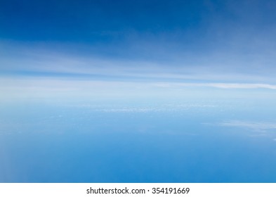view of a clouds on sky in the plane