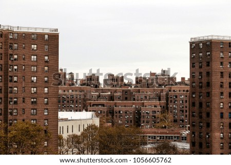 Similar – Image, Stock Photo portrait of an urban landscape.