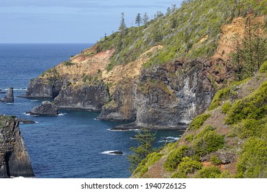 A View Of The Coast From Captain Cook Lookout On Norfolk Island