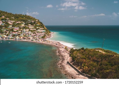 View Of The Coast Of Tropical Island, Dominica, Scotts Head