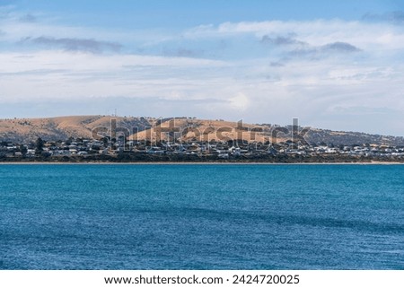 View of the coastal town of Victor Harbor in South Australia