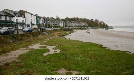 A View Of The Coastline At Arnside, Cumbria, England, Europe On Monday, 8th, November, 2021