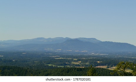 View From Cobble Hill On Vancouver Island