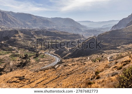 View of Colca valley, Peru