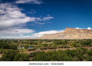 View Of Colorado River And The Grand Valley In Palisades Colorado