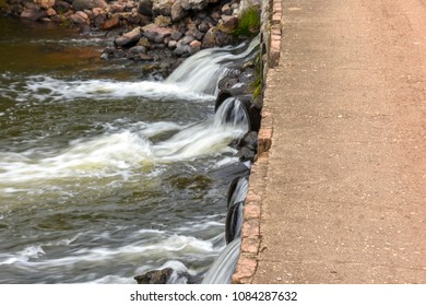 A View From A Concrete Bridge Near The Wilge River In The Vicinity Of Bronkhorstspruit East Of Pretoria South Africa