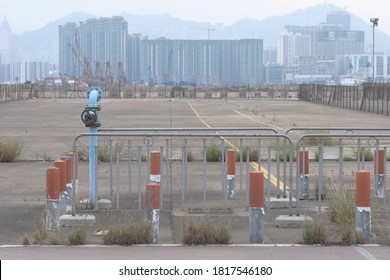 View Of Construction Site At Old Kai Tak Airport. 8 April 2007