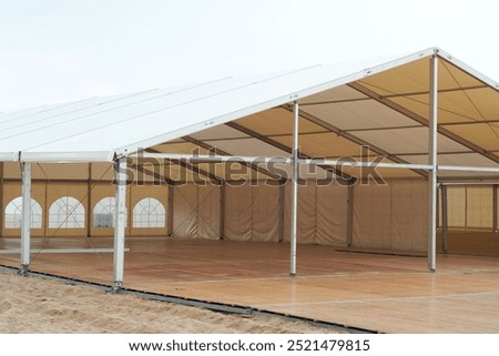 Similar – beer tent in preparation