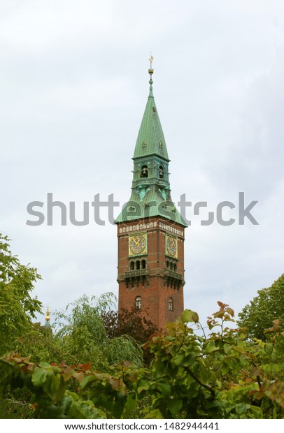 View Copenhagen City Hall Building Situated Stock Photo Edit Now