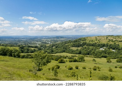 View at Cotswold Edge near Gloucester, Cotswolds, UK