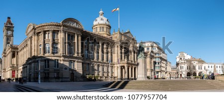 View of the Council House in Victoria Square with people enjoying the sunshine, Birmingham, England, UK, Western Europe,