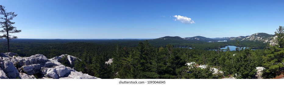 View From The Crack In The Killarney National Park, Ontario, Canada