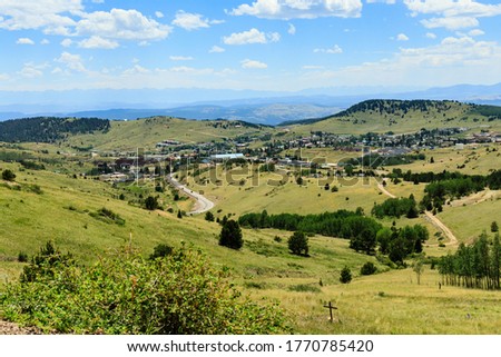 View of Cripple Creek, Colorado, USA