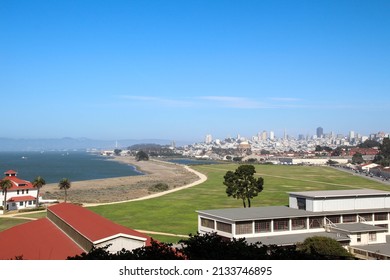 View Of Crissy Field And San Francisco's