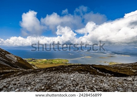 View from Croagh Patrick Ireland