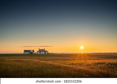 View Of A Croft House On Benbecula