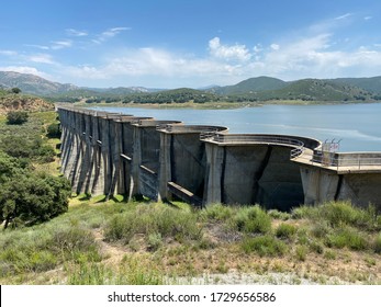 A View Of The Dam At The Sutherland Reservoir, An Important Part Of The Drinking Water Supply System For The City Of San Diego, California.