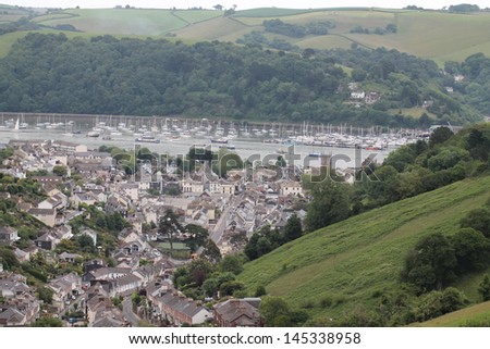 View of Dartmouth Devon .