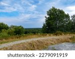 View from De Muur van Emmen - hill 48m tall above Emmen, Netherlands. 