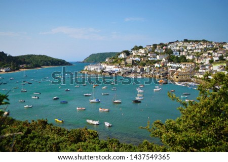 A view of the Devon town of Salcombe.