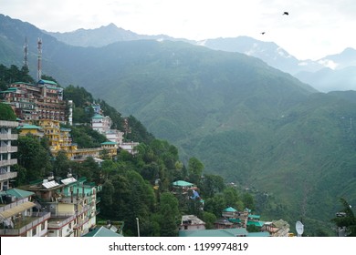 View Of Dharamshala. Kangra District, Himachal Pradesh, India