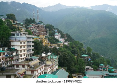 View Of Dharamshala. Kangra District, Himachal Pradesh, India