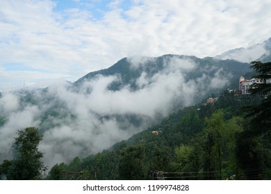 View Of Dharamshala. Kangra District, Himachal Pradesh, India