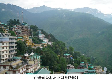 View Of Dharamshala. Kangra District, Himachal Pradesh, India