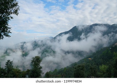 View Of Dharamshala. Kangra District, Himachal Pradesh, India