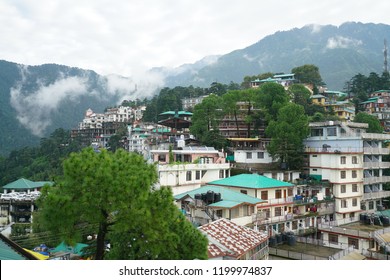 View Of Dharamshala. Kangra District, Himachal Pradesh, India