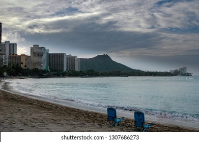 view of Diamond Head in Hawaii.