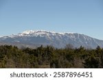 View of Dinara mountain located on the border of Bosnia and Herzegovina and Croatia