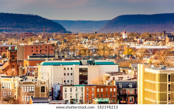 View Distant Mountains Building Parking Garage Stock Photo Edit