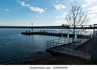 View Of The Dock At Mansfield Dam Park