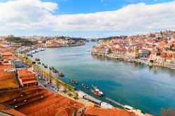 View Of Douro River At Porto, Portugal