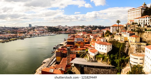 View Of Douro River At Porto, Portugal