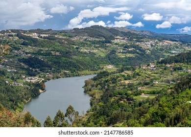 A View Of The Douro River And Valley Under An Overcast Sky After A Spring Rain Shower