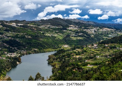 A View Of The Douro River And Valley Under An Overcast Sky After A Spring Rain Shower