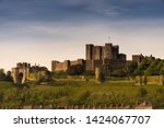 View of the Dover Castle on the cliffs
