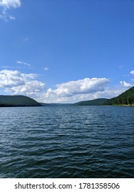 A View Down The Allegheny Reservoir. 